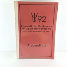 1992 International Conference on Submarine Systems Proceedings National Defence