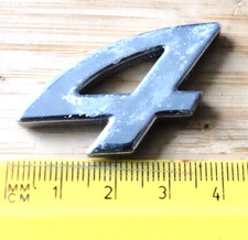 '4' CAR BADGE 4cm. long, for
