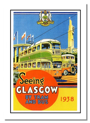 Glasgow city tram - glasgow, bus