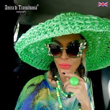 Woman Hat Elegant Large Wide