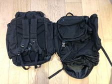 Army rucksacks x 2 black in reasonably good order