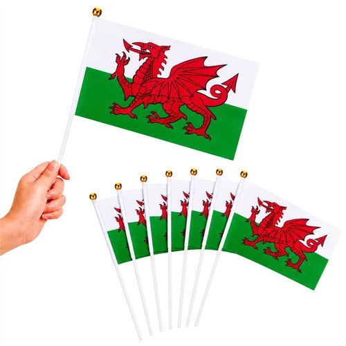 Welsh dragon flags 10pcs - flags,