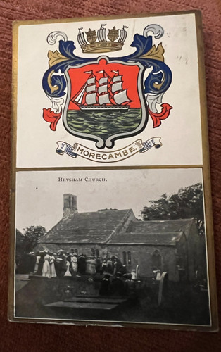 Antique postcard morecambe - antique,