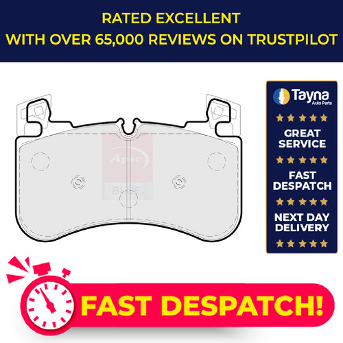 Brake pads set - set, fits