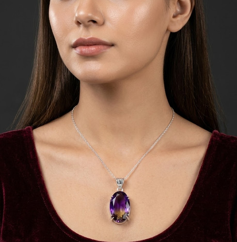 Ametrine gemstone handmade 925 - ametrine,