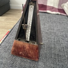 Vintage Wittner Wood Metronome Wind Up Made In Germany