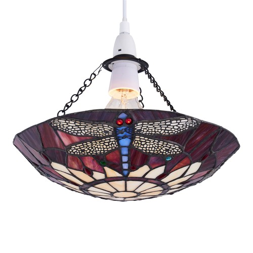 Tiffany dragonfly red glass - tiffany,