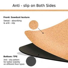 Natural ECO Friendly Cork Yoga
