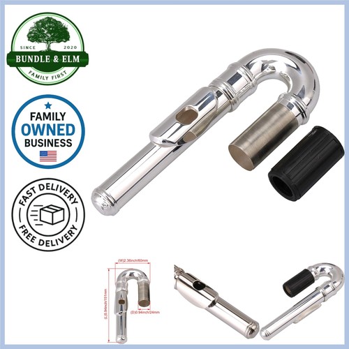 Silver plated flute curved - flute,