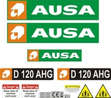 Ausa D120 AHG Dumper Decal