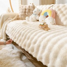 Thick soft fluffy fur - thick, sofa
