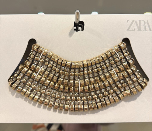 Zara 2026 maxi metal choker - zara,