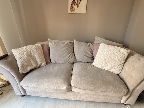 Roma chesterfield beige fabric - roma,