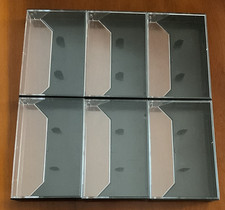 6 x EMPTY CASSETTE CASES