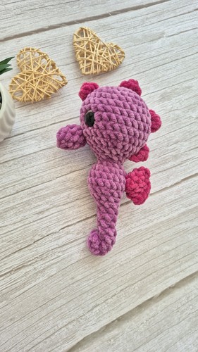 Handmade crochet seahorse - crochet,
