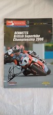Gregorio Lavilia Signed BSB Program Thruxton 2006
