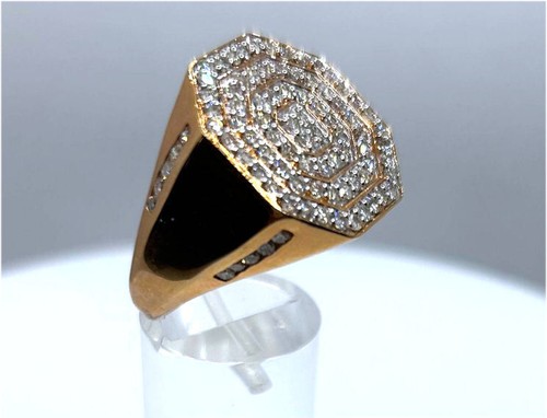 45ctw diamond set 10k - 1.45ctw, in