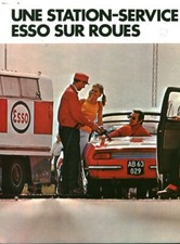 Vintage Esso Gas Station