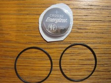 Replacement battery & two O rings for Suunto Core watch