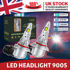 For Range Rover Evoque 2011-19 - 2X HB3/9005 LED Headlight Bulbs High Beam 6000K