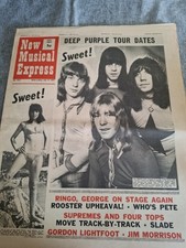 SWEET Cover : Vintage NME Magazine 17 JULY 1971 The Who Oz Supremes Slade 4 Tops