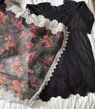 Maria B Stitched Black