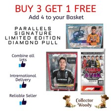 F1 2025 Topps Turbo Attax RARE CARDS - Diamond Pull, Signature Style, Parallel