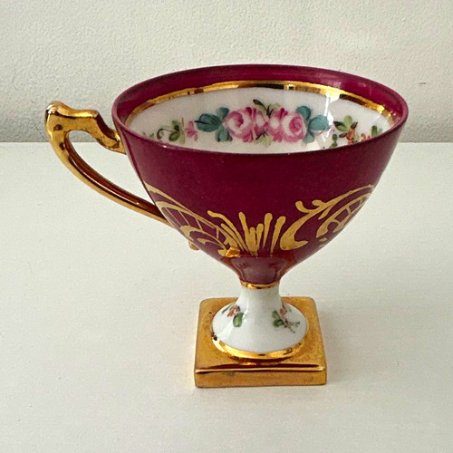 Vintage limoges footed teacup - vintage,