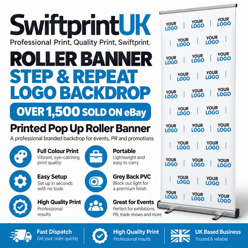 Roller banner pop display - banner, up