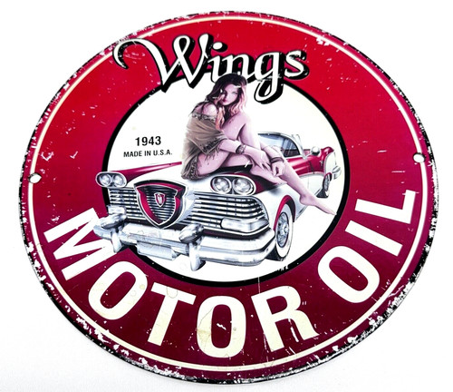 Wings motor oil metal - motor,