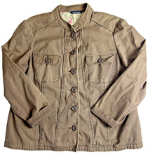 Vintage East Coast Women’s Button Up Brown Jacket Size 18-20 (D1)
