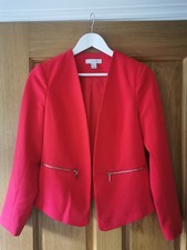 Ladies Red Blazer. Peplum