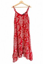 Mint Velvet Slip M Dress Red