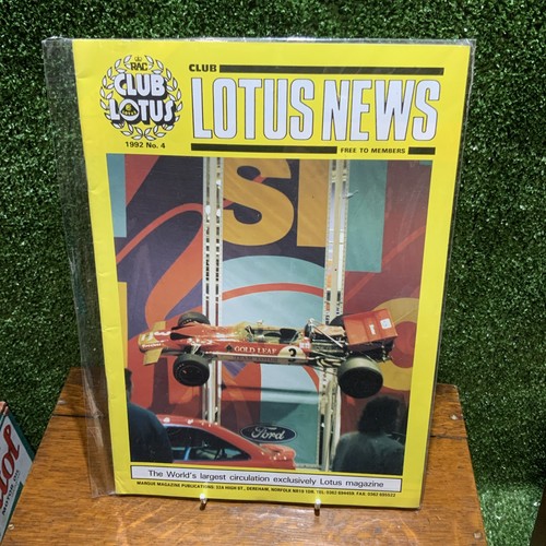 Rare vintage club lotus news - rare,