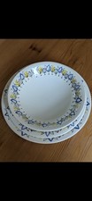 Stavangerflint Norway Tulipan Plates Inger Waage Mid-Century Scandinavian