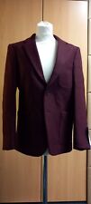 'Beau Brummel' boys wool blazer, maroon, 32" chest. Brand new with tags