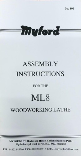New myford ml8 wood - myford, wood-working
