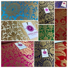 £14.99/m Gold Floral metallic