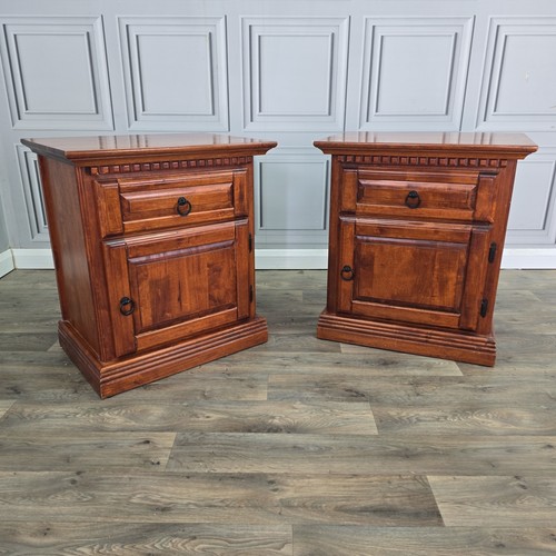 Vintage pair bedside - pair,