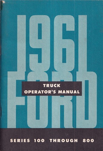 1961 ford pickup and truck - 1961,