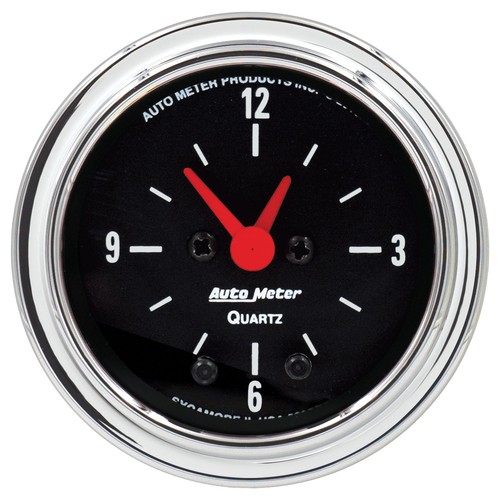Autometer clock gauge 16 - clock, 1/16"