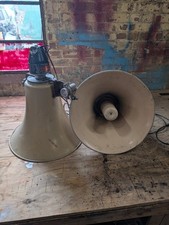 vintage Reslo sound tannoy stadium PA horn Compression Driver speakers