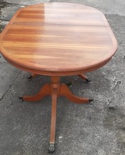 georgian style dinning table c/w extension seats upto 8