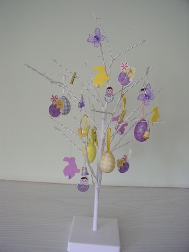 White easter twig - easter, tree