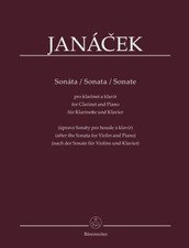 Sonata for Clarinet and Piano Leos Janacek Book [Softcover] Clarinet and Piano B