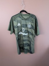 Celtic FC Shirt Mens XL Green SPFL Soccer Jersey Dafabet Magners Adidas 2022