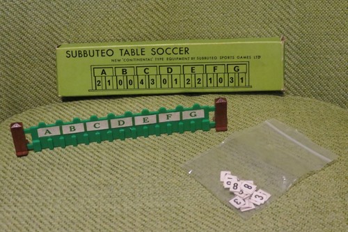 Subbuteo half time scoreboard - subbuteo,