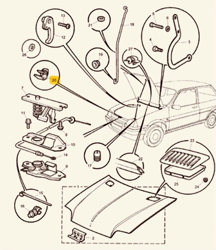 Austin rover meter clip - austin,