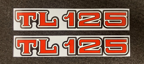 Honda tl125 side panel - honda, decals