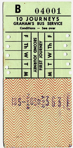 Bus ticket graham - ticket:,